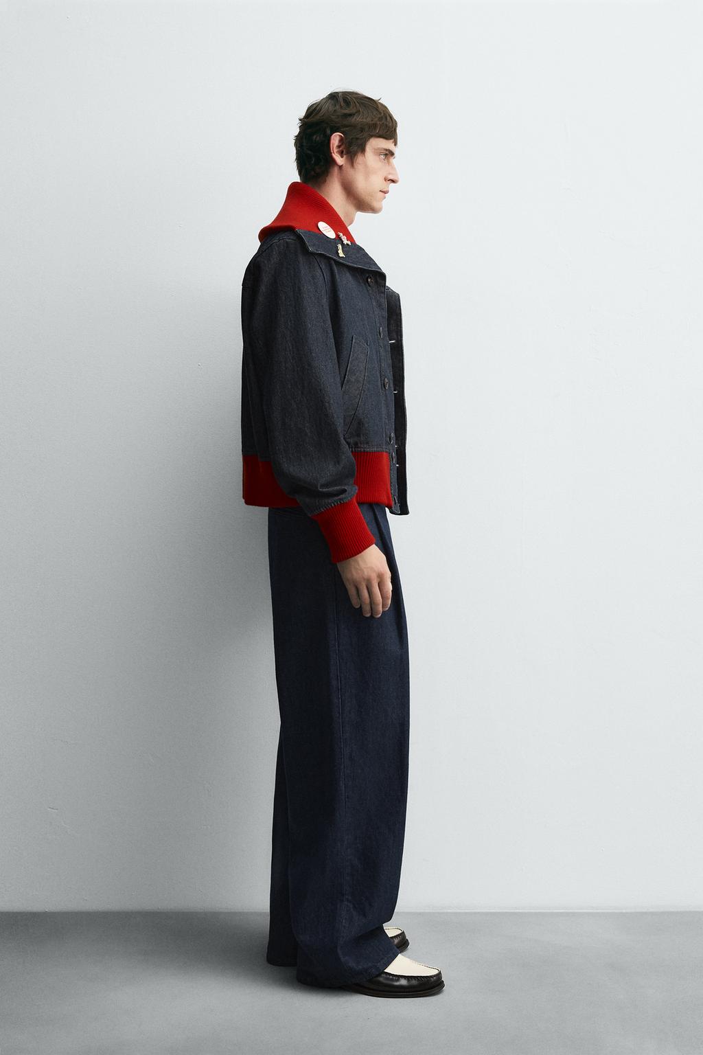 ДЖИНСОВЫЕ БРЮКИ ШИРОКОГО КРОЯ HARRY LAMBERT FOR ZARA X DISNEY