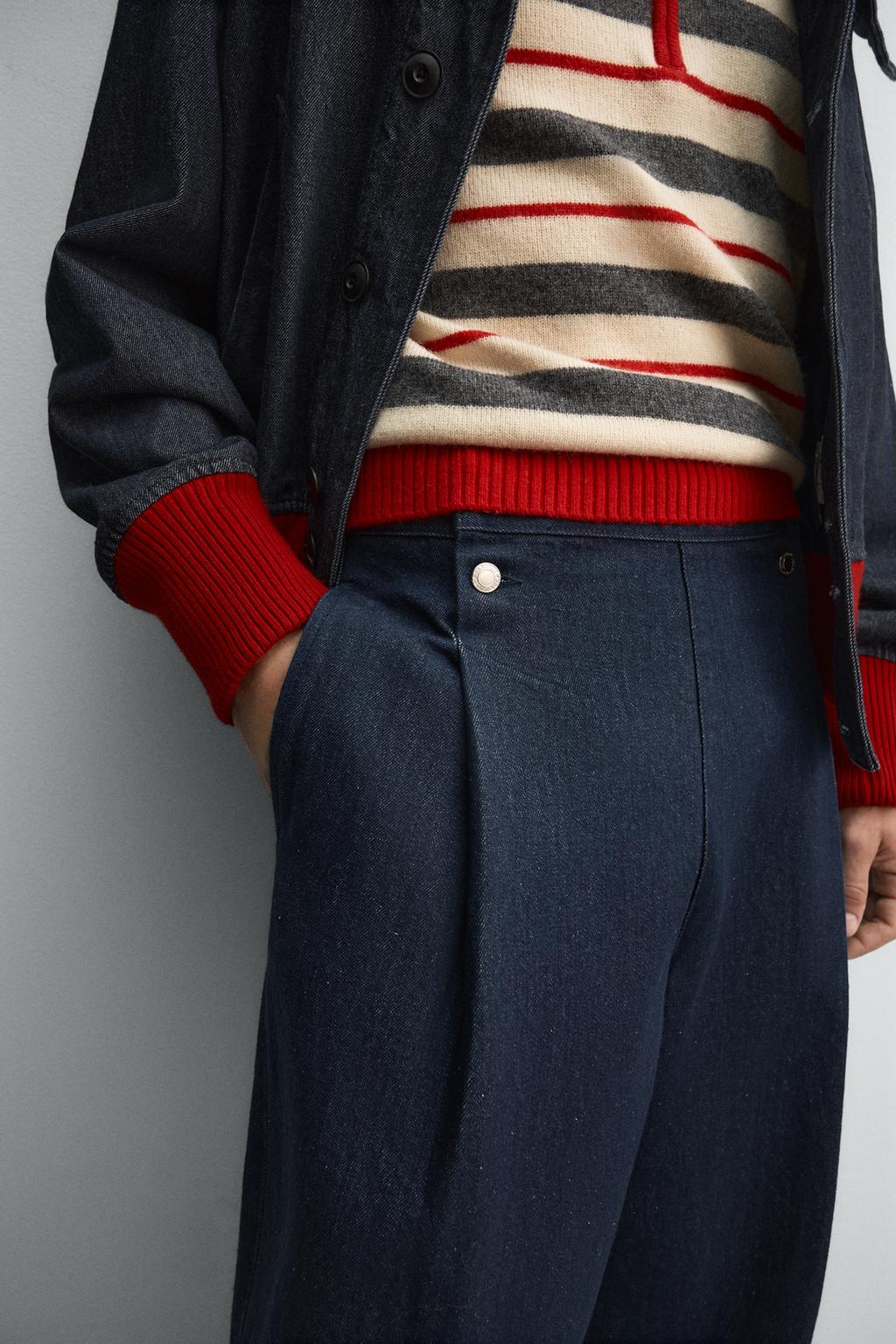 ДЖИНСОВЫЕ БРЮКИ ШИРОКОГО КРОЯ HARRY LAMBERT FOR ZARA X DISNEY