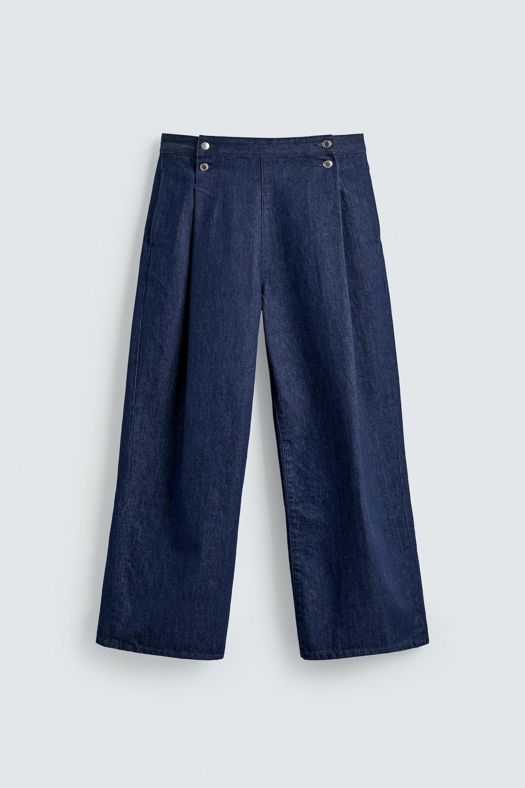 ДЖИНСОВЫЕ БРЮКИ ШИРОКОГО КРОЯ HARRY LAMBERT FOR ZARA X DISNEY