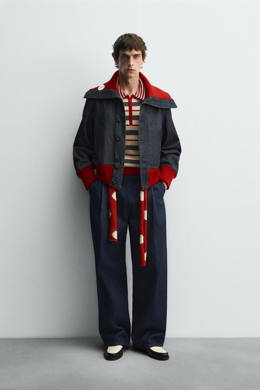 ДЖИНСОВЫЕ БРЮКИ ШИРОКОГО КРОЯ HARRY LAMBERT FOR ZARA X DISNEY