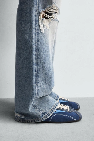 Купить Zara Кожаные кеды HARRY LAMBERT FOR ZARA X DISNEY