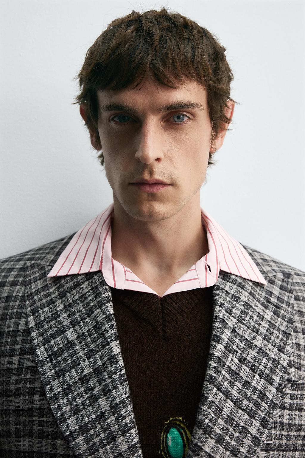 КЛЕТЧАТЫЙ КОСТЮМНЫЙ БЛЕЙЗЕР HARRY LAMBERT FOR ZARA X DISNEY
