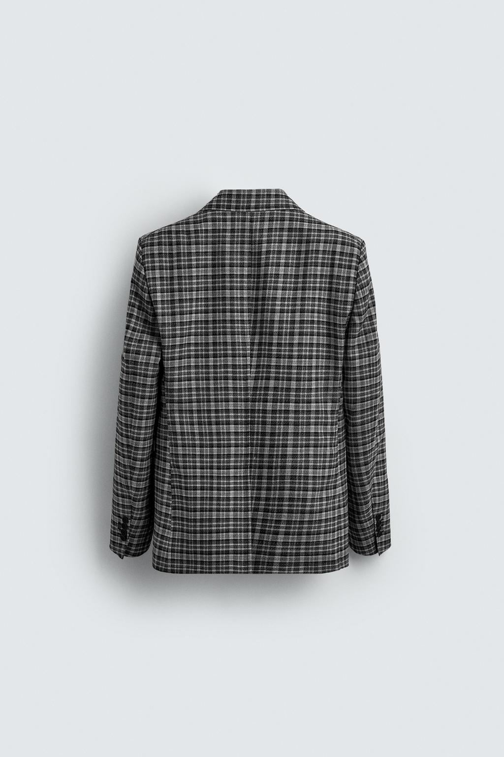 КЛЕТЧАТЫЙ КОСТЮМНЫЙ БЛЕЙЗЕР HARRY LAMBERT FOR ZARA X DISNEY