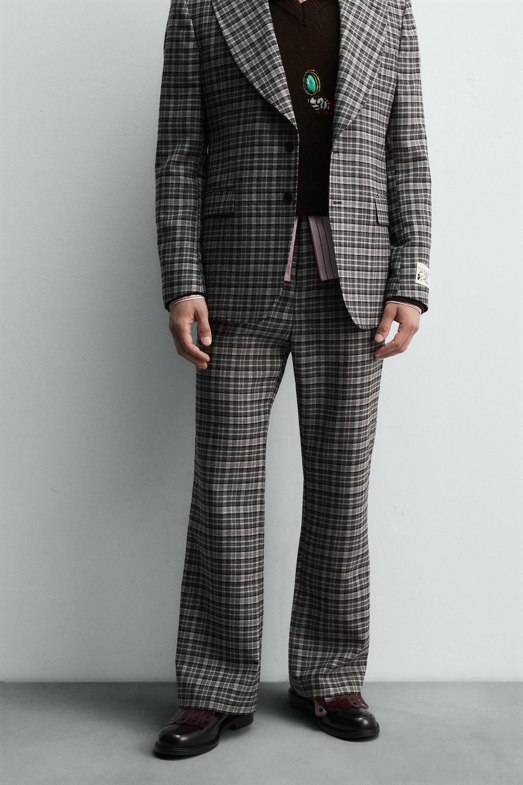 БРЮКИ В КЛЕТКУ HARRY LAMBERT FOR ZARA X DISNEY