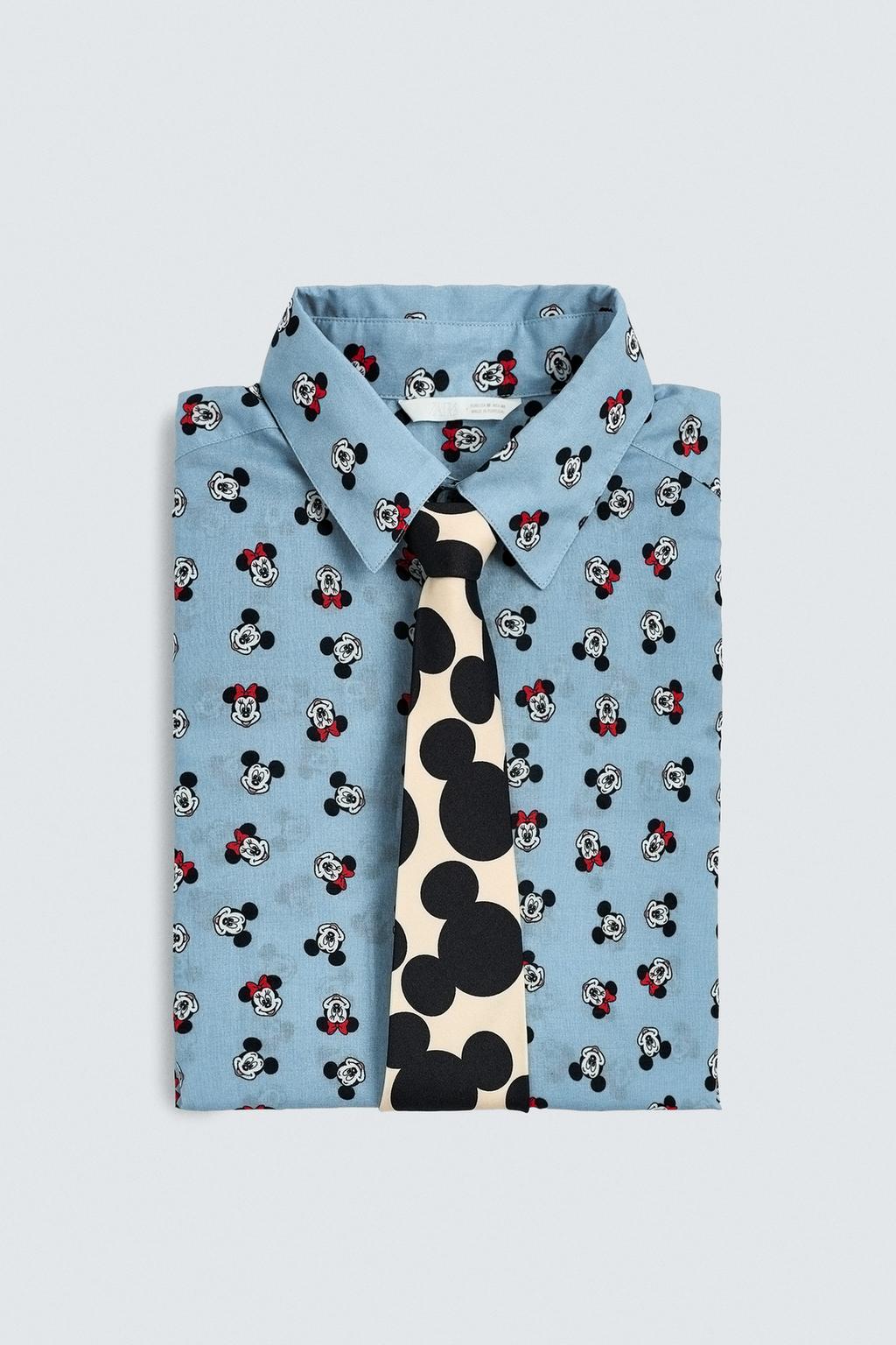 ГАЛСТУК С СИЛУЭТОМ МИККИ МАУСА HARRY LAMBERT FOR ZARA X DISNEY