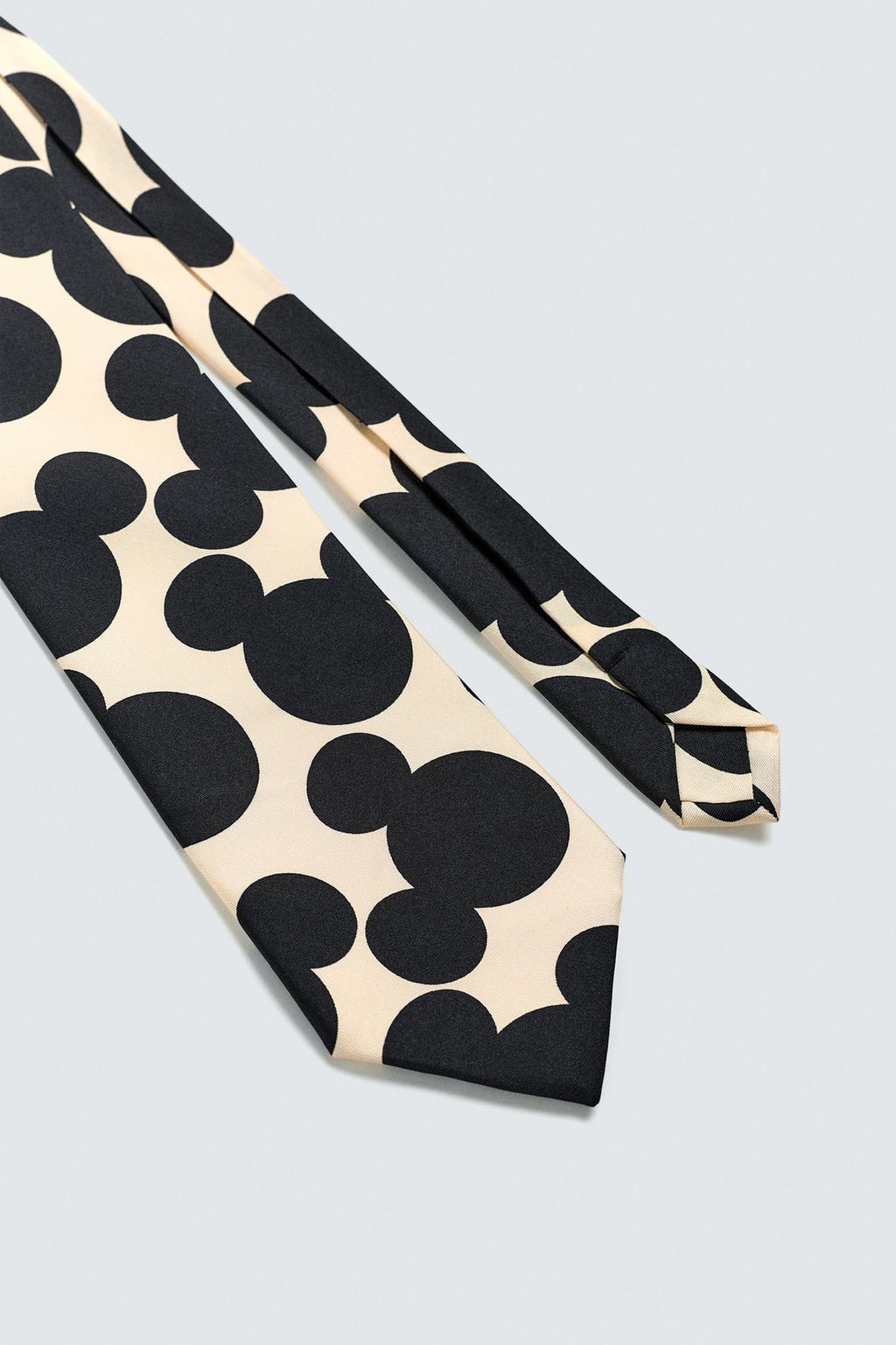 ГАЛСТУК С СИЛУЭТОМ МИККИ МАУСА HARRY LAMBERT FOR ZARA X DISNEY