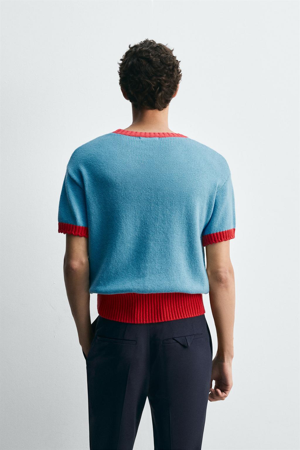 ТРИКОТАЖНАЯ ФУТБОЛКА С КОНТРАСТНОЙ ОТДЕЛКОЙ HARRY LAMBERT FOR ZARA X DISNEY