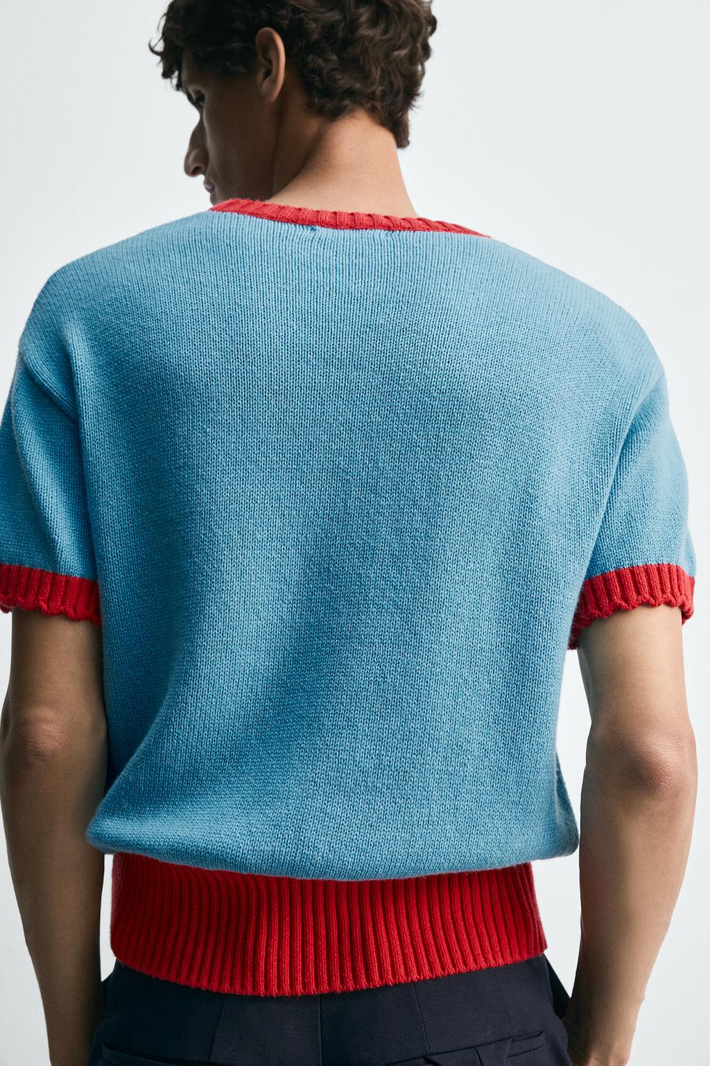 ТРИКОТАЖНАЯ ФУТБОЛКА С КОНТРАСТНОЙ ОТДЕЛКОЙ HARRY LAMBERT FOR ZARA X DISNEY