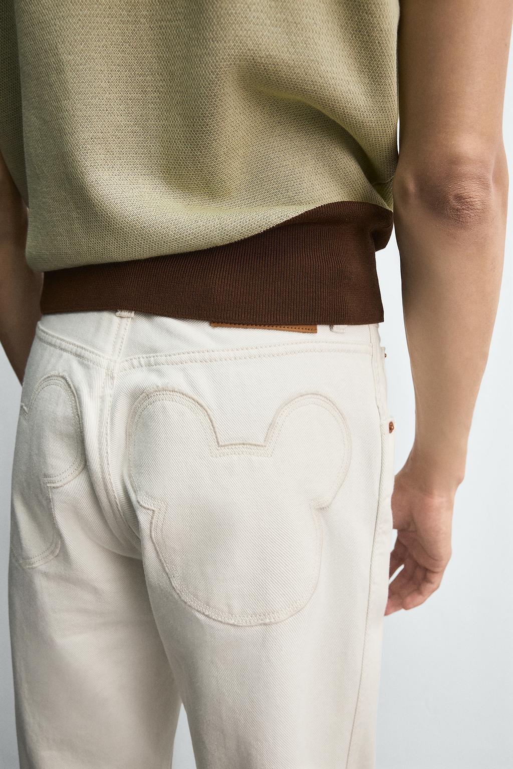 ДЖИНСЫ КЛЕШ HARRY LAMBERT FOR ZARA X DISNEY