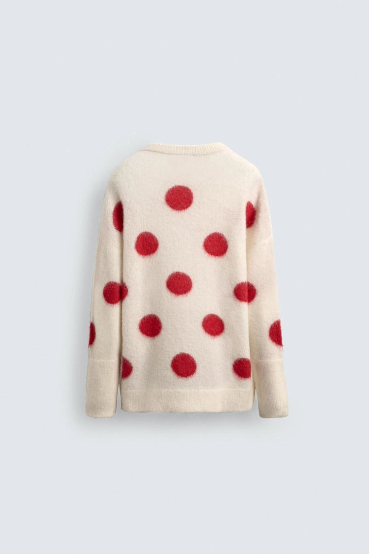 Свитер в горошек harry lambert для zara x disney