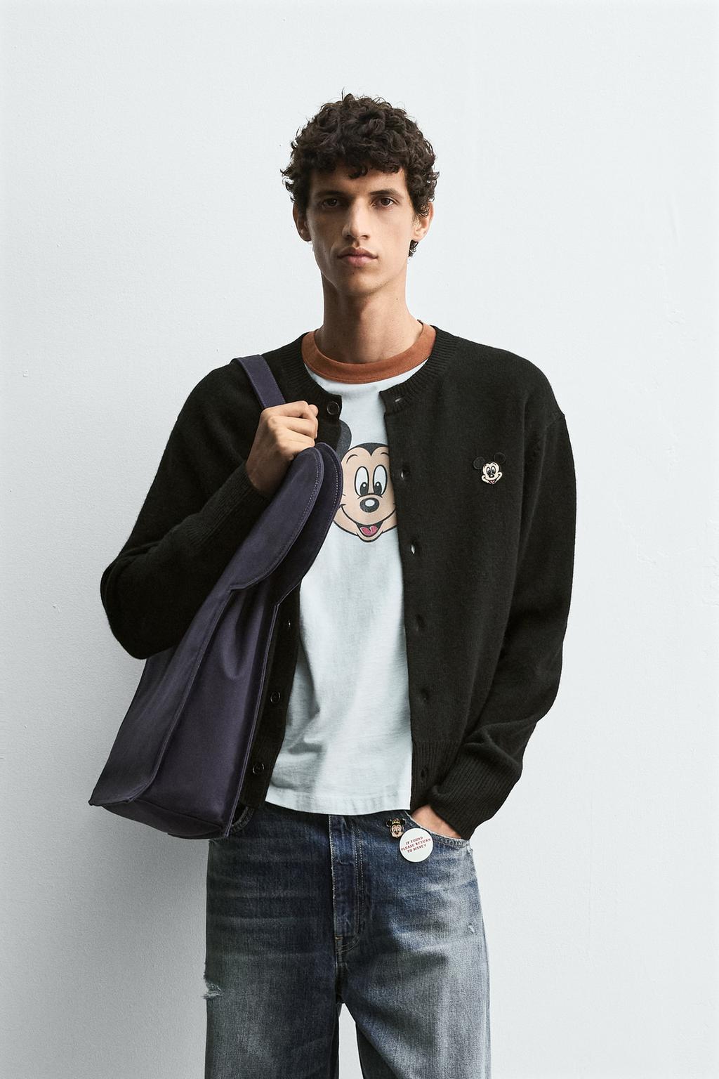 КАРДИГАН С НАШИВКОЙ MICKEY MOUSE HARRY LAMBERT FOR ZARA X DISNEY