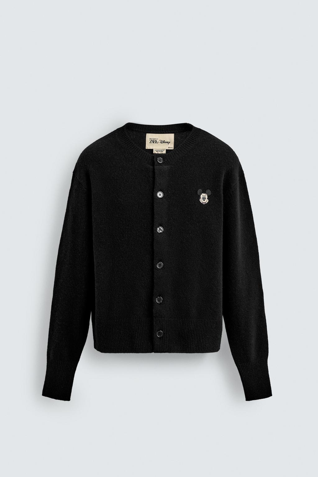 КАРДИГАН С НАШИВКОЙ MICKEY MOUSE HARRY LAMBERT FOR ZARA X DISNEY