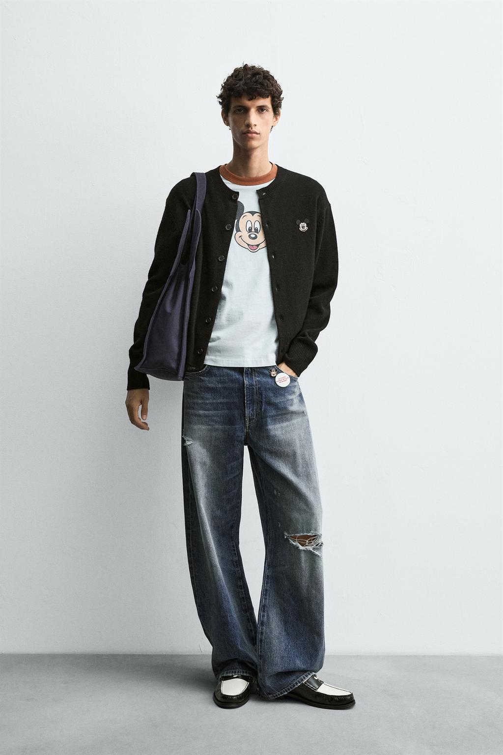 КАРДИГАН С НАШИВКОЙ MICKEY MOUSE HARRY LAMBERT FOR ZARA X DISNEY
