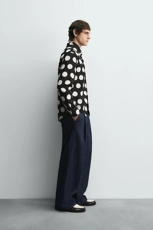 Рубашка в горошек HARRY LAMBERT FOR ZARA X DISNEY- Заказать в России