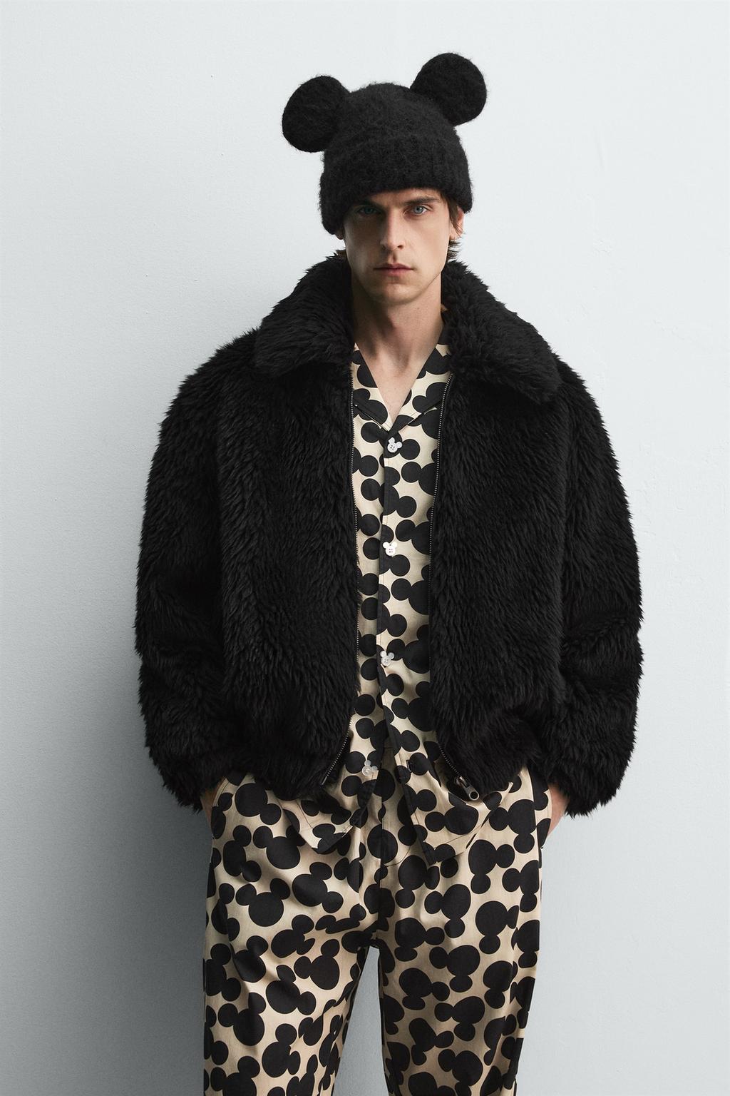 КУРТКА ИЗ ИСКУССТВЕННОГО МЕХА HARRY LAMBERT FOR ZARA X DISNEY