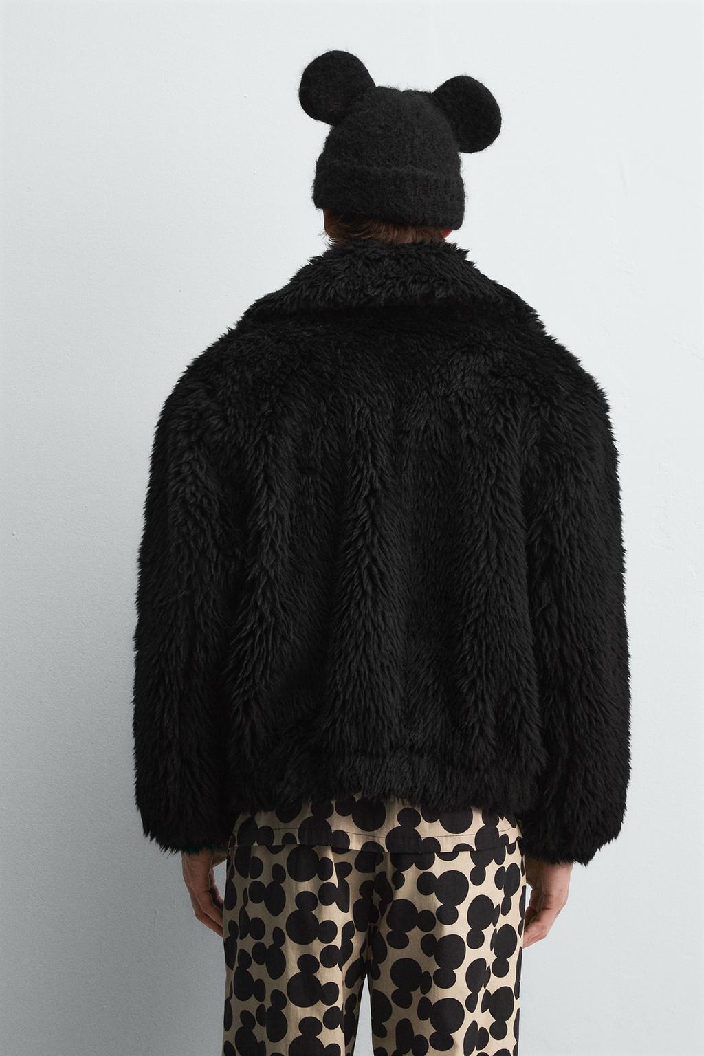 КУРТКА ИЗ ИСКУССТВЕННОГО МЕХА HARRY LAMBERT FOR ZARA X DISNEY