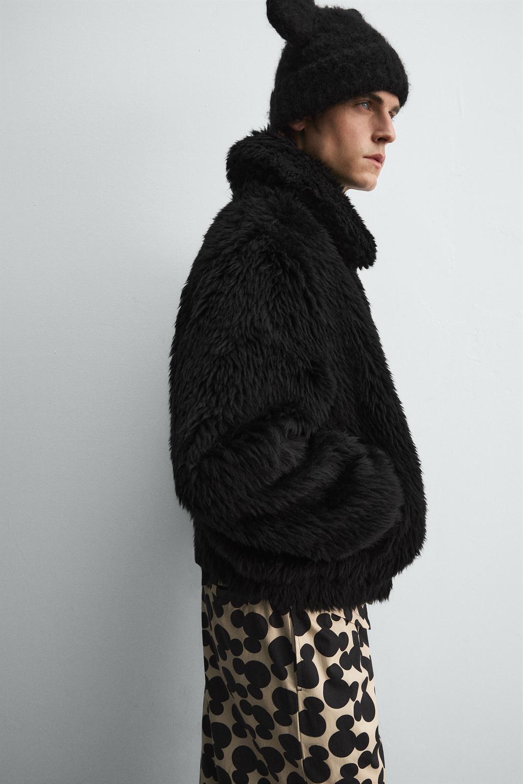 КУРТКА ИЗ ИСКУССТВЕННОГО МЕХА HARRY LAMBERT FOR ZARA X DISNEY