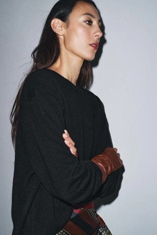 Митенки из 100% кожи- Заказать в России