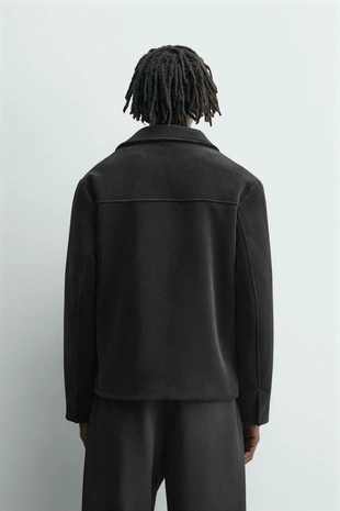 Бархатная куртка классического кроя- Заказать в России