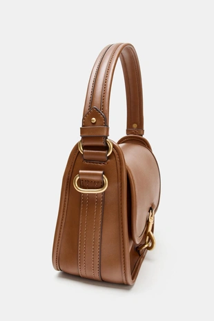 Сумка через плечо с деталями на застежке- Заказать в России