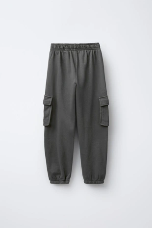 Комплект из толстовки и брюк-джоггеров карго с нашивкой- Заказать в России