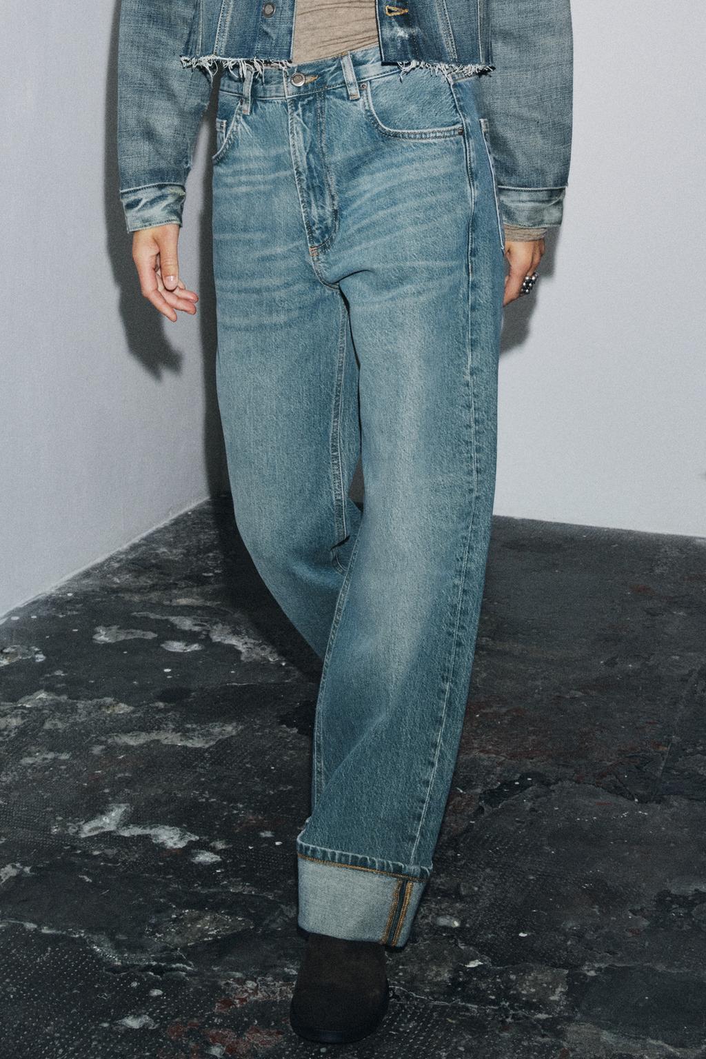 ДЖИНСЫ BAGGY СО СРЕДНЕЙ ПОСАДКОЙ — ZW COLLECTION