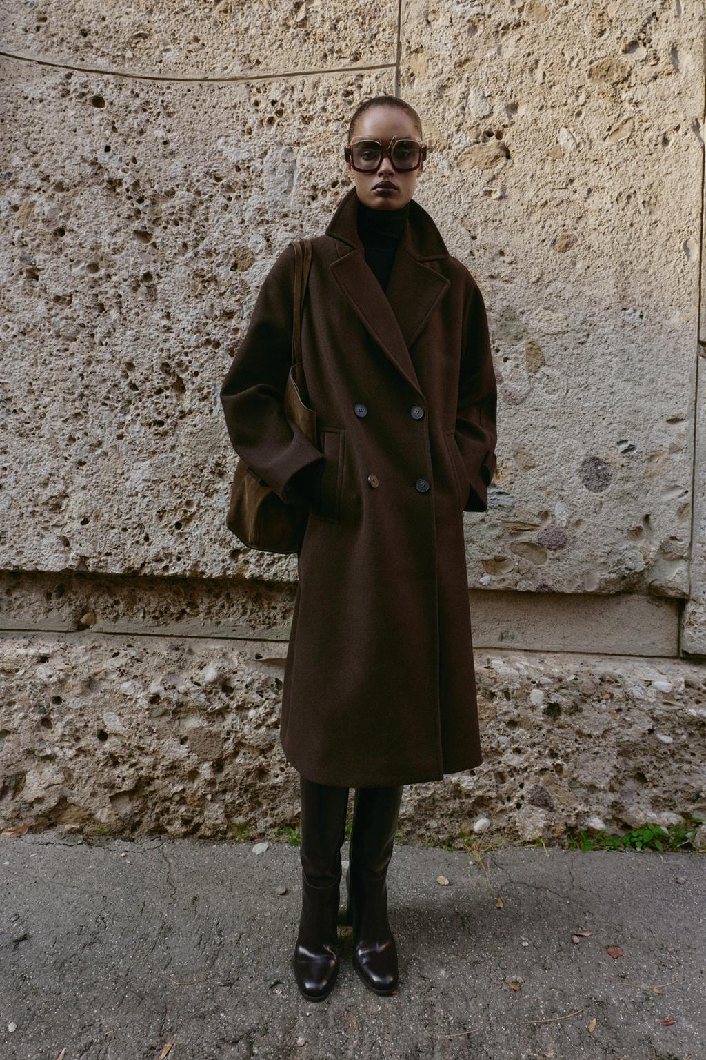 ПАЛЬТО OVERSIZE ИЗ МЯГКОЙ ТКАНИ