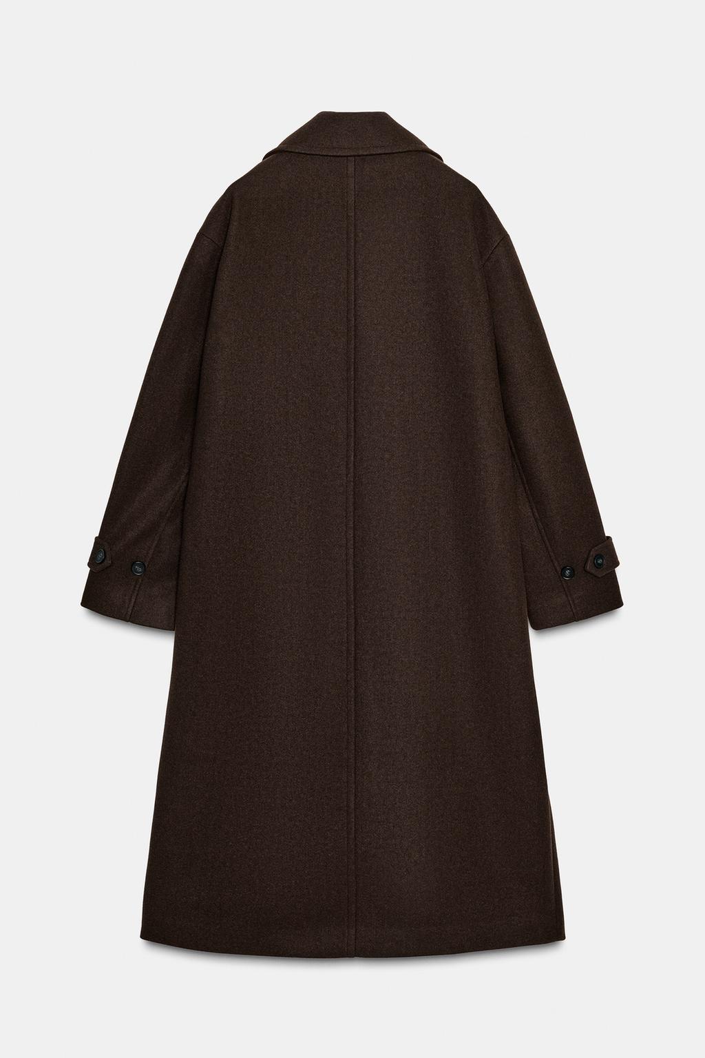 ПАЛЬТО OVERSIZE ИЗ МЯГКОЙ ТКАНИ