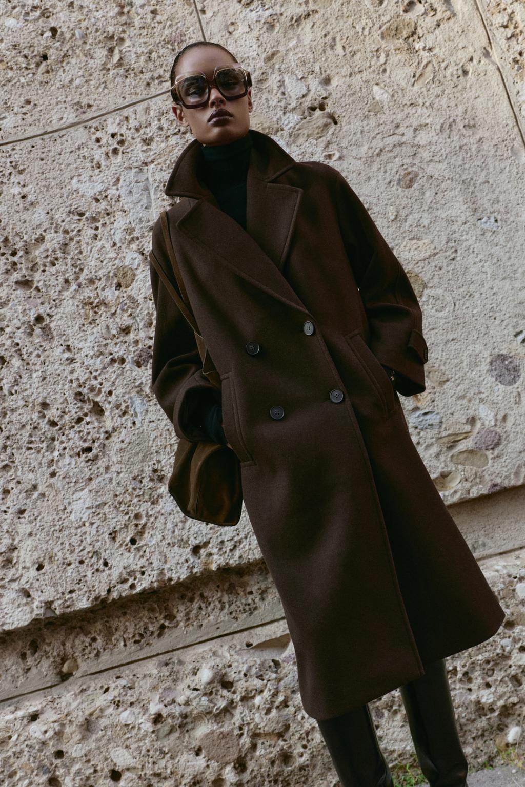 ПАЛЬТО OVERSIZE ИЗ МЯГКОЙ ТКАНИ