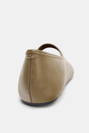 Мягкие балетки с ремешком- Заказать в России