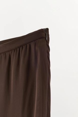 Струящиеся атласные брюки- Заказать в России