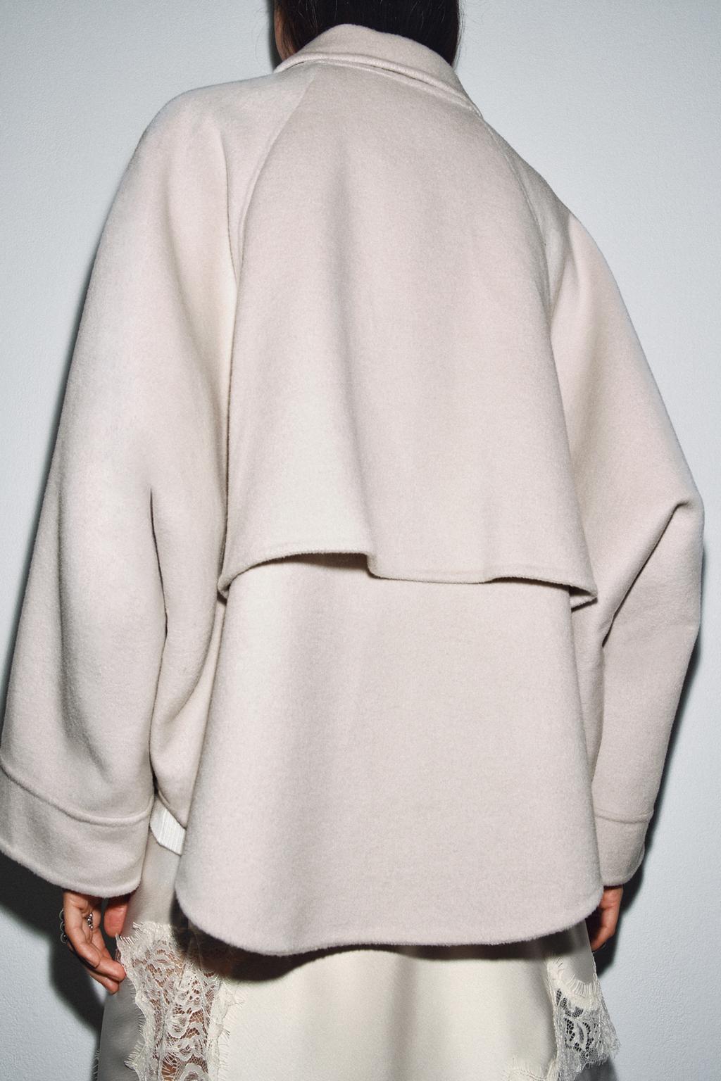 КУРТКА ИЗ ШЕРСТИ С ЗАСТЕЖКОЙ-МОЛНИЕЙ — ZW COLLECTION