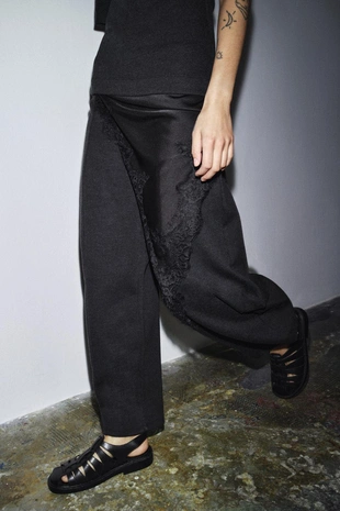 Купить Zara Мягкие широкие брюки