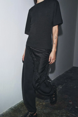 Мягкие широкие брюки- Заказать в России