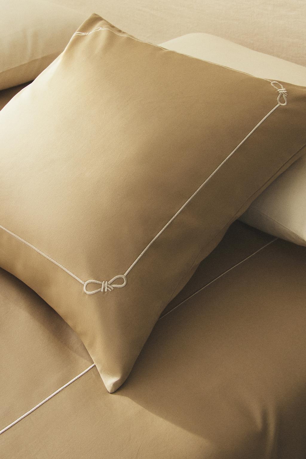 Наволочка из сатина с оборкой