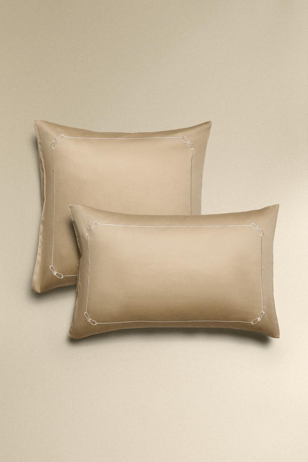 Наволочка из сатина с оборкой