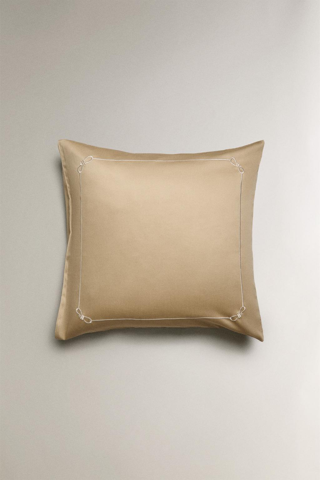 Наволочка из сатина с оборкой