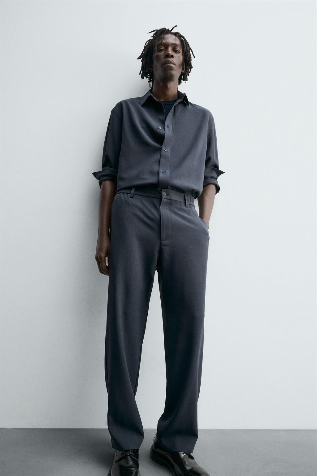 СТРУЯЩИЕСЯ БРЮКИ RELAXED FIT