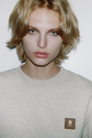 Beige | 5644/938/450 - Zara Толстовка с нашивкой спереди