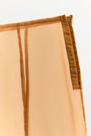 Юбка миди из органзы- Заказать в России