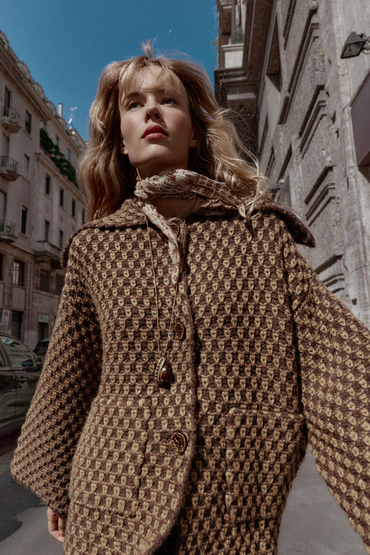 Трикотажная куртка oversize