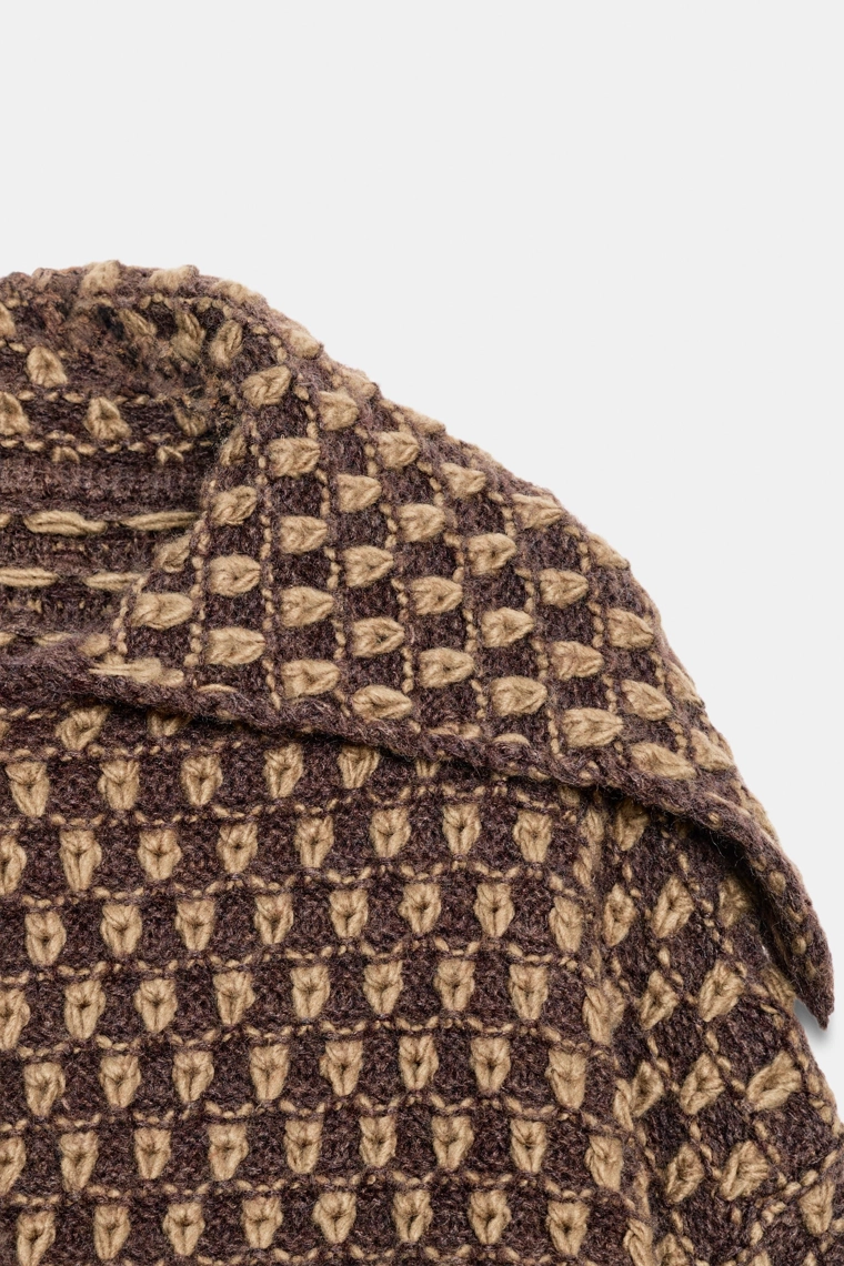 Трикотажная куртка oversize