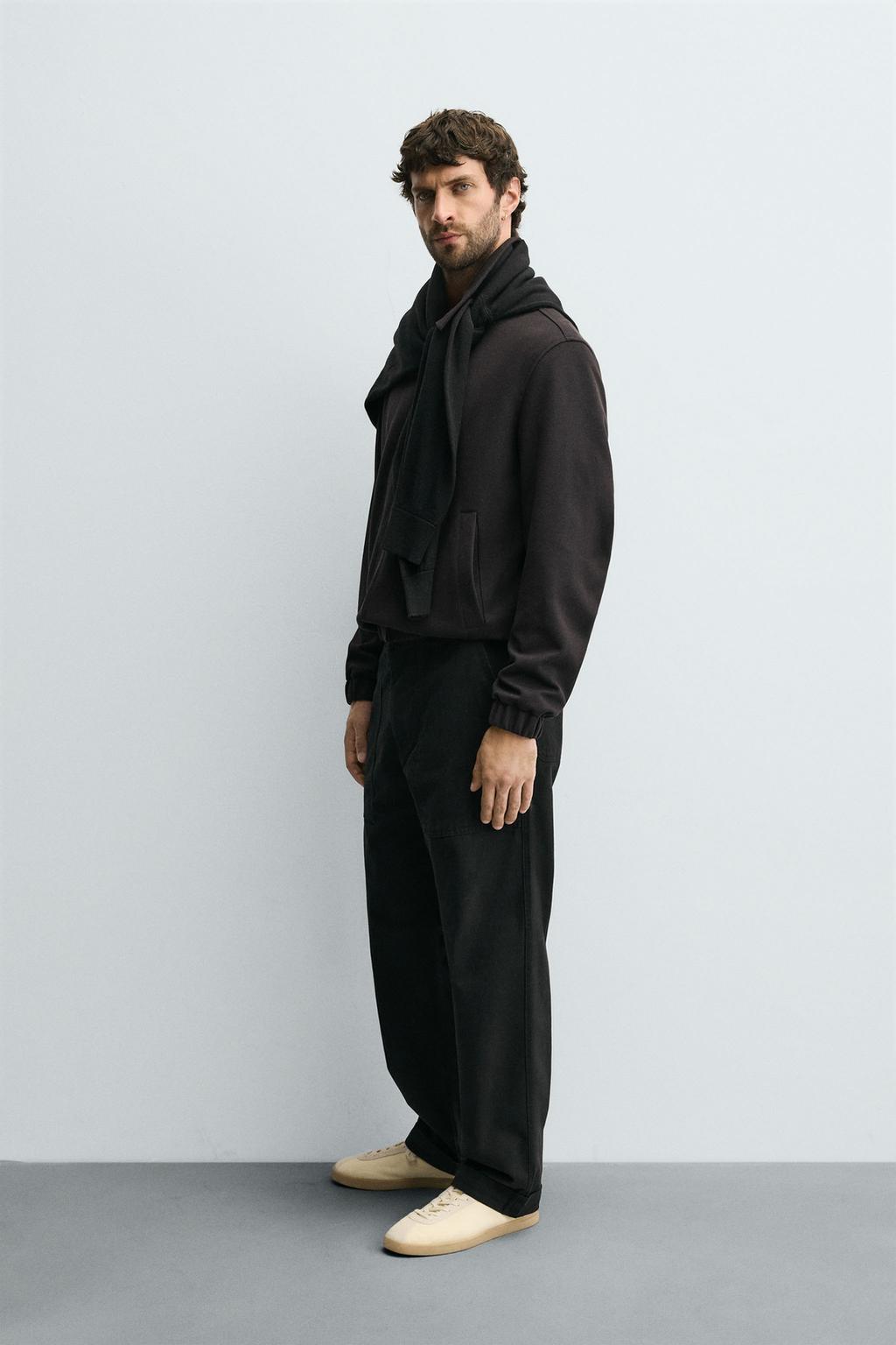 БРЮКИ STRAIGHT FIT ИЗ ТВИЛА