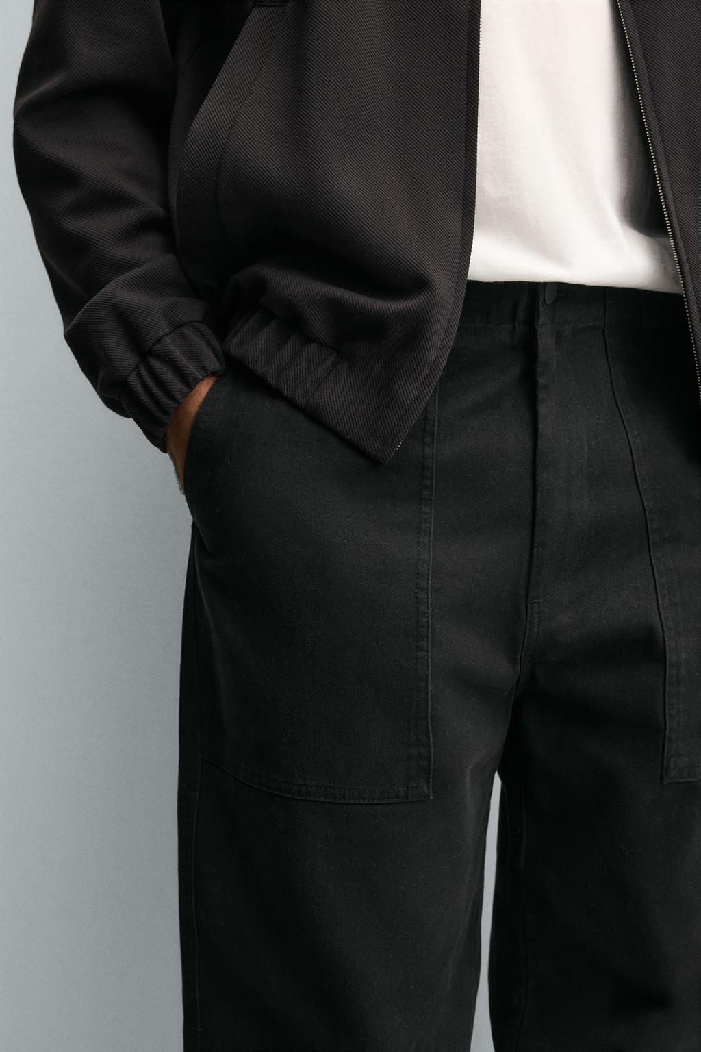 БРЮКИ STRAIGHT FIT ИЗ ТВИЛА