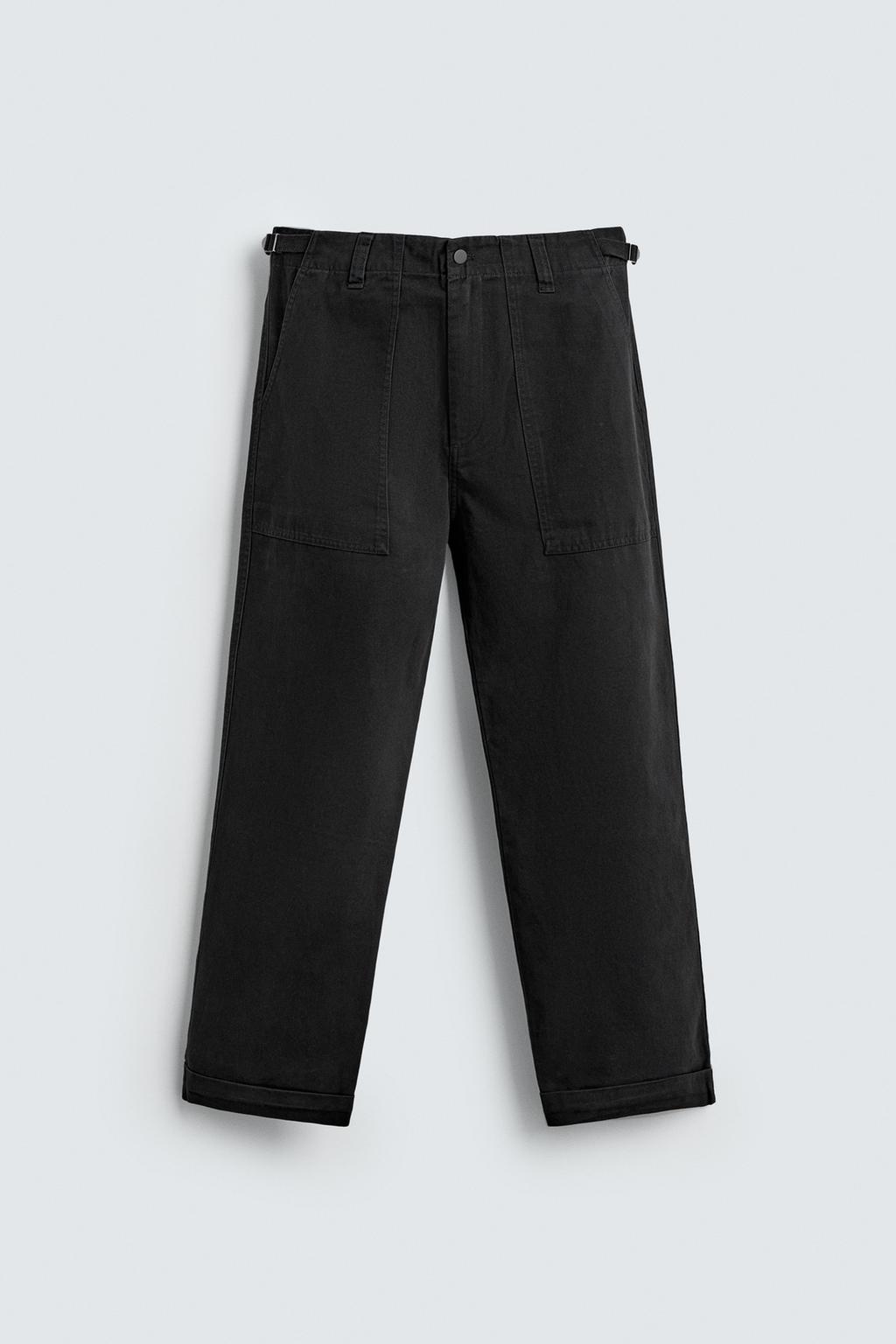 БРЮКИ STRAIGHT FIT ИЗ ТВИЛА