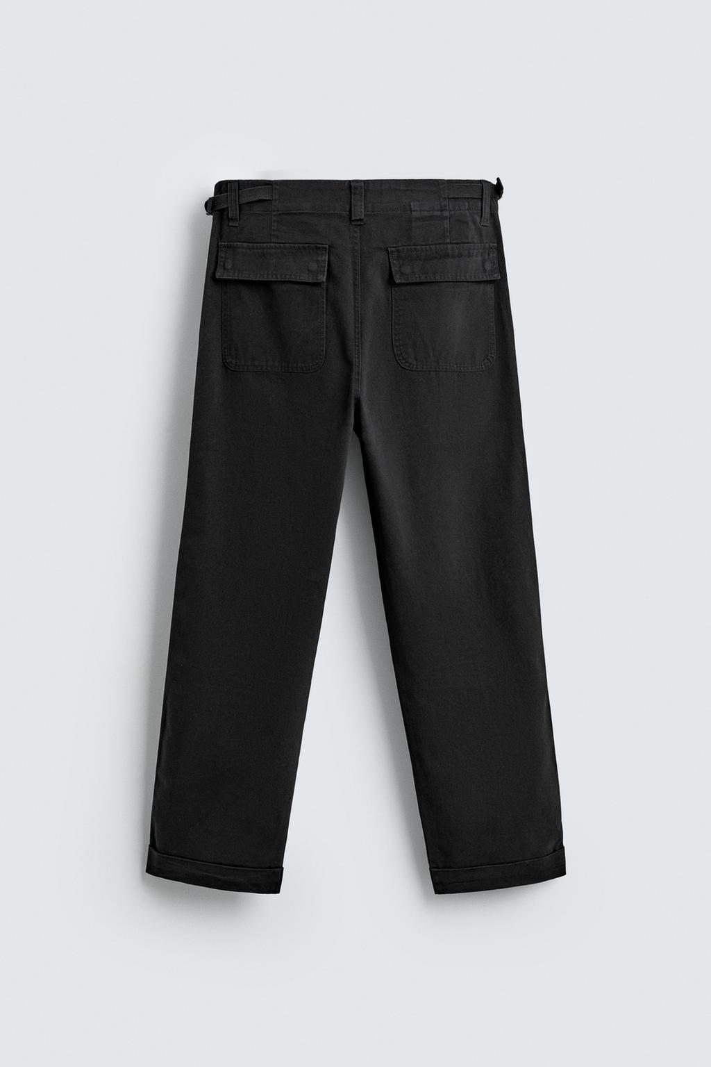 БРЮКИ STRAIGHT FIT ИЗ ТВИЛА