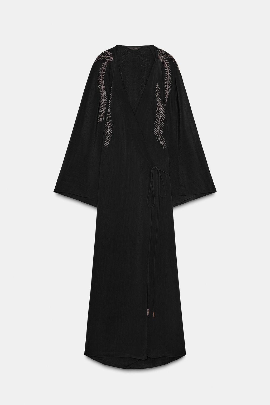 ПЛАТЬЕ С ВЫШИВКОЙ И БУСИНАМИ — ZW COLLECTION