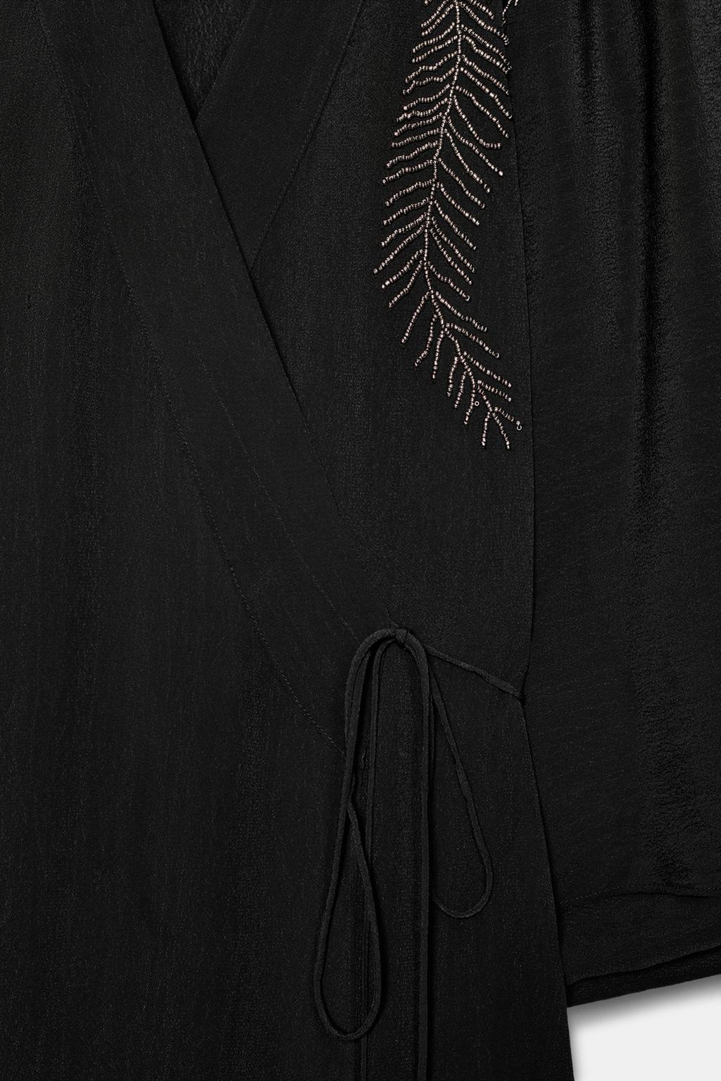 ПЛАТЬЕ С ВЫШИВКОЙ И БУСИНАМИ — ZW COLLECTION