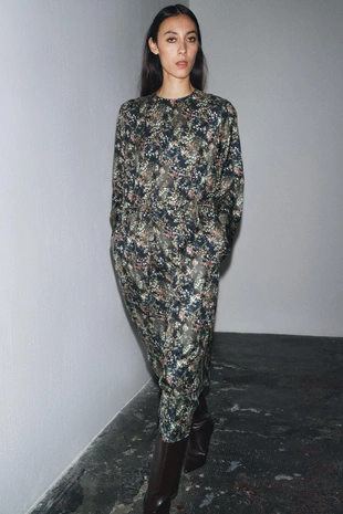 Платье с цветочным принтом — ZW COLLECTION- Заказать в России