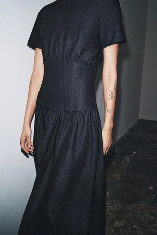 Джинсовое платье миди — ZW COLLECTION- Заказать в России